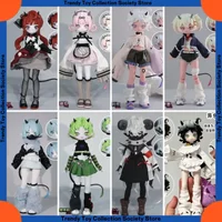 Cooze Bjd Devil'S Horns 1/8 Scale Movable Doll Ornament Blind Box Creative Desktop Collection Toys With Exquisite Joint Mobility