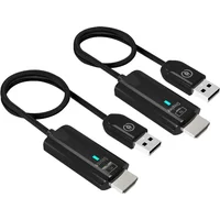 30M HDMI-Compatible Wireless Video Transmitter and Receiver Extender Display Adapter Cable Screen Mirror for Camera PC To TV