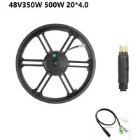 OUXI V8 Rear Hub Motor Electric Bike 48V 500W 750W 1000W 20*4.0 Inch Fat Tire Off Road E-bike Adult Urban Commute Bicycle