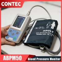 Ambulatory NIBP Holter CONTEC ABPM50 24H Digital BP Monitor patient Monitor with PC Software & Optional Cuff