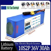 10S2P 36V 30000mAh 18650 Lithium-Ionen-Akku 1000W Hochleistungs- und Hochkapazitäts-36V-Motorrad-Roller-Akku