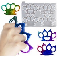Shuriken Ninja Star Silicone Mold for Resin Keychain Pendant Epoxy Casting DIY Jewelry Making Geometric Craft Tool