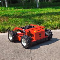 Automated lawn mower robot wireless perimeter Anti-Slip 1500 ㎡/h 500MM 45° Support customization low price Compact body
