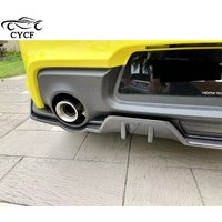 For Suzuki Swift Sports ZC33S Series Carbon Fiber Rear Lip Diffuser Back Bumper Spoiler Separator Upgrade Body Kit