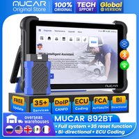 MUCAR 892BT OBD2 Scanner Full System Diagnostic Tools 35 Reset Lifetime Free Update BI-Direction DOIP CANFD 2025 Automotive Tool