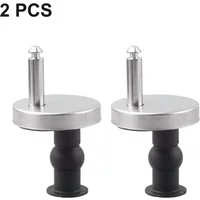 2pcs Toilet Seat Hinges Top Close Soft Release Quick Fitting Heavy Duty Hinge Bathroom Furniture Hardware Accessories