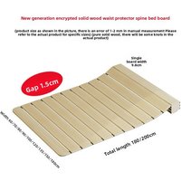 200Cm hard soft bed spine board, foldable solid wood waist bed board