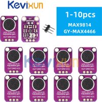 1-10pcs/Electret Microphone Amplifier Stable MAX9814 MAX4466 module Auto Gain Programmable Attack and Release Ratio Low THD