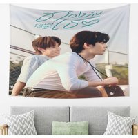 Duang Nuth You Thai BL Series Tapestry, Drama Poster Wall Hanging, Home Decor for BL Fans, Bedroom Living Room Background Cloth