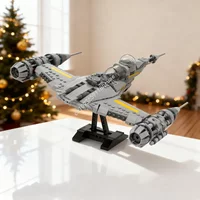 626pcs MOC Mando Din Djarin S N 1 Starfighter Model Building Blocks Toy Construction Assemble Christmas Gifts DIY Brick