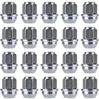 20 x FEBI-Bilstein Radmuttern, verchromt, M12 x 1,5, kompatibel mit Ford-Leichtmetallfelgen