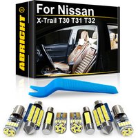 ABRIGHT Car Interior LED Lights For Nissan X Trail T32 T31 T30 2003 2005 2006 2008 2009 2014 2015 2016 2017 2018 2019 2020 2021