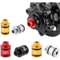 Thru Axle Adapter Front Wheel Hub 15 to 9mm Rear Wheel Hub 12 to 9mm Bike Thru Axle to Quick Release Adapter
