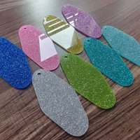 Blank DIY Custom Logo Acrylic Hotel Motel Movie Key Chains Tag Pendant Keychain Keyring Cafe Mail Box Gifts Personalize
