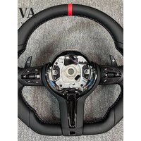 For BMW F30 F10 F15 F36 F20 F22 F25 F32 M3 M5 E84 E87 E70 E90 E91 Leather Car Steering Wheel