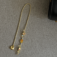 Original New Chinese-Style Fortune Tree, Auspicious and Prosperous, with Blessings Year after Year, Little Fat Lucky Bag, Crystal Beaded Hanging Ornament