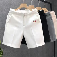 Luxury brand business casual shorts for men - Summer 2026 golf attire - High-quality golf shorts - Fashionable golf clothing