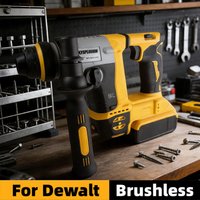 New for DeWALT 20V Battery Brushless Rotary Impact Hammer Drill Cordless 2 Modes SDS Metal Concrete Breaker Jackhammer Tools