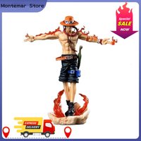 Manga One Piece Portgas D Ace Anime Figure Pvc Action Figures Gk Figurine With Light Statue Model Kids Christmas Toys Gift