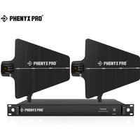 Phenyx Pro UHF Wireless Antenna Distribution System Bundle, Active Directional Antennas, 8 Outputs + 2 Cascade Ports PAS-225X