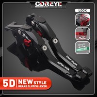 For Kawasaki Versys 650 2015-2024 Motorcycle Versys650 5D CNC Aluminum Adjustable Foldable Extending Brakes Clutch Lever set
