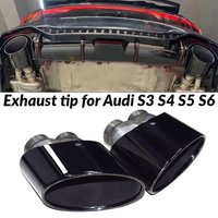 Auto Auspuff Spitze Für Audi RS3 RS4 RS4 RS5 RS6 Doppel Innere Schalldämpfer Spitze Für S3 S4 S5 S6 Auspuffanlage Auspuffrohr Düse