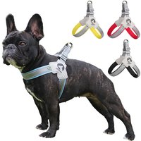 Reflective Pet Dog Harness Saddle Style Breathable Dog Chest Strap for French Bulldog Collar Small Medium Dogs Puppy Harnesses