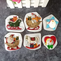 Christmas Molds Silicone Snowman Santa Claus Fondant Cake Chocolate Mould Trojan Horse Baking Tools Cake Decoration Accessories