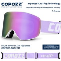 COPOZZ Brand Ski Goggles Men Women double layers big Snowboard Goggles Anti-fog UV400 Skate Skiing Snowboard Goggles