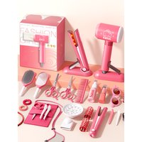 Kids Make Up Toys Simulation Haircut Kit Children's Hair dryer Role Playing Game Educational Toys For Girls Pretend Play Gifts