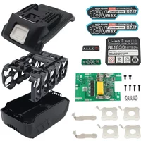 BL1830 10 X 21700 Li-ion Battery Case PCB Charging Protection Circuit Board Shell Box BL1845 For MAKITA 18V 6.0Ah 8.0Ah Housings