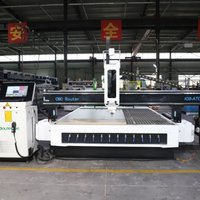 The 1325 4-axis CNC woodworking milling machine is ideal for 3D furniture cabinet doors and wood processing.
