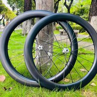 AliExpress NONE As low as 920g 700c Carbon Road Wheelset - Hand-built, Clincher, Center Lock Disc, Racing Grad Ceramic bearings, carbon spokes
