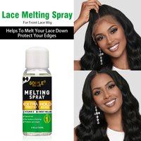 GOIPLE Lace Wig Glue Wigs Front Melting Spray for Beginners Fast Dry No Residue Invisible Adhesive and Brush Adjustable Headband