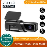 70mai Dash Cam M500 1944P 170FOV 70mai M500 Car DVR Dash Camera Recorder GPS ADAS 24H Parking Monitor EMMC Built-in Storage
