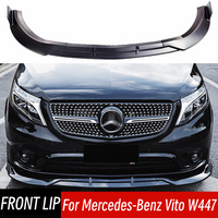 For 2016-2023 Mercedes-Benz Vito W447 V260 200 220 250 Bodykit Car Front Bumper Lip Chin Spoiler Splitter Diffuser Accessories