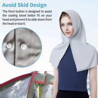 1/2Pcs Cool Sports Headscarf Riding Hat Sun Hat Fitness Beach Sun Protection Shawl Boxing Hat Quick Drying Headscarf