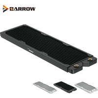 Barrow 20MM Thickness 240MM 360MM Super Thin Copper Radiator White,Black,G1/4" For Computer Water Cooling Liquid Loop, Dabel-20a