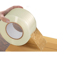 50-100M low noise seal the box tape e-commerce express delivery transparent packing tape Office and Home Use BOPP adhesive tape