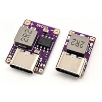 1-5pcs Power Mini 5V 2.4A lithium battery charging discharging module 3.7V 4.2V18650 lithium battery boost power module Type-C