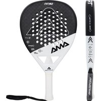 AMASport Tennis Paddle Racket Padel 12K Carbon Fiber Surface with EVA Memory Flex Foam Core-Even Balance Point-Power and Control