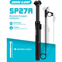 AliExpress WALGUN SP27A Bicycle Seat Post Dropper for Mtb 27.2/30.9/31.6mm Remote Bike MTB Telescopic Dropper Seatpost Hydraulic External Cable