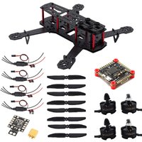 QAV250 250mm Carbon Fiber Quadcopter & MT2204 2300KV Motor & 12A ESC & FV3S Flight Controller & Flysky FS-i6 IA6B Kit