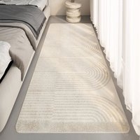 VIKAMA Luxury-Style Synthetic Cashmere Carpet For Bedroom Side Rug, Long Strip For Living Room Balustrade, Home Decoration