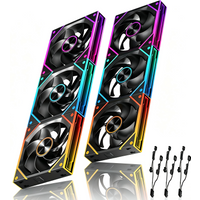 120mm Infinity Mirror PWM Fan, 5V 3-Pin HDB Reverse/Forward 1600RPM 60CFM Daisy Chain RGB PC Case & CPU Cooler Fan image 4