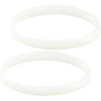 2 Pack White Gasket Rubber Sealing O-Ring Replacement Part for Nutri Ninja Auto-iQ Blenders BL480 BL681A BL682 BL640