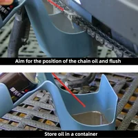 AliExpress Motorcycle And Bicycle Oil Stain Storage Tool Box Chain Oil Anti-spray Chain Cleaning Agent Oil Anti Splash Tool Set Widely Used