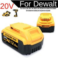 for DeWalt👌 18v 20V Lithium Ion Batteries👌 20V 12Ah DCB203 Li ion Battery Replacement DCB206 DCB205 DCB204 DCB200👌Power Tools