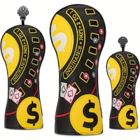 Golf Protective Case with US Dollar Logo and Golf Icon, Golf Accessories, Dust-Proof and Durable Material