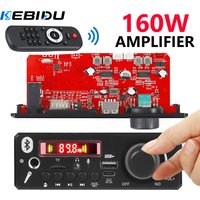 KEBIDU 160W Amplifier Bluetooth MP3 WMA Decoder Board DIY Handsfree Car MP3 Player Mic Radio Wireless Music Player For Speaker